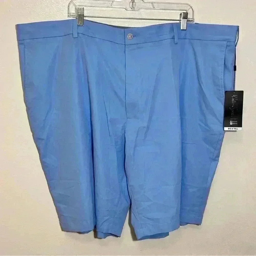 NWT WALTER HAGEN Flat Front Men’s Perfect 11 Waist Band Golf Shorts | Waist 50